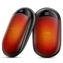 Therma Buddy 2-in-1 Rechargeable Hand Warmers (Digital Display, Magnetic Pair)